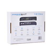 2025 FREESAT V8 Ultra 4K HD DVB-S2X/S2/T2/câble/récepteur satellite ISDB-T avec WiFi, USB, HDMI 2.0