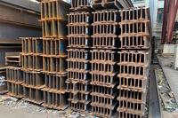 Poutre en I en acier laminé à chaud de qualité supérieure S235JR S355JR EN 10025 150x75-400x150mm 6m 9m pour ponts et supports de machines