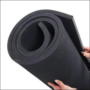 검정 스펀지 고무 시트 롤 실리콘 EPDM CR EVA PE 폼 다양한 두께 - Product Image 1