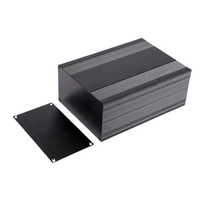 Boîtier en alliage d'aluminium extrudé sur mesure pour projet électronique avec ailettes de refroidissement, indice de protection IP54, dissipateur de chaleur