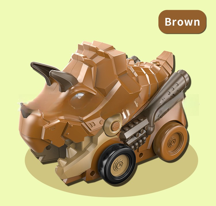 Brown [Triceratops + 6 Cars]