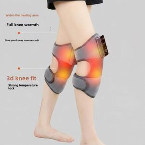 Wireless USB <b>Rechargeable</b> Knee Massager <b>Heating</b> Touch Panel 3000mAh Battery Compression Sleeve Timing Control - Product Image 5