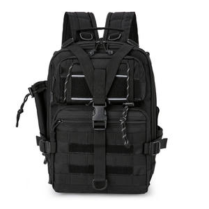 Mochila Táctica JQWDYB06068 de Tela Oxford Negra, Ligera, Multiusos, con Correa para el Hombro, para Deportes al Aire Libre y Pesca - Product Image 1