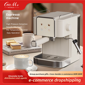 Cafetera Espresso Semiautomática de 20 Bares con Vaporizador de Leche, Tanque de Agua de 1.8L, para Uso Doméstico - Product Image 4