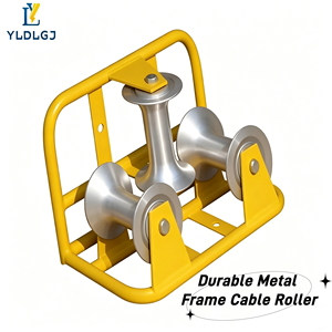 Rodillo Guía de Esquina de Aluminio Triple YILI Pro para Tracción de Cables, de Alta Resistencia, para Obras de Construcción Subterránea y Telecomunicaciones - Product Image 3