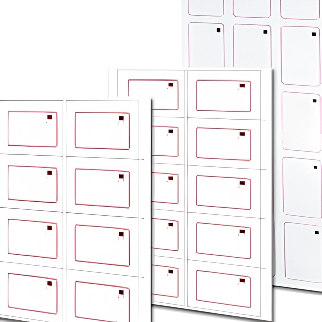 Custom Chip Factory Price NFC RFID Smart Access Control PVC Blank Card Inlay Business Card Hotel Payment Applications Waterproof