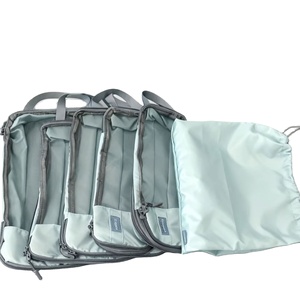Ensemble de 6 cubes de rangement de voyage à fermeture éclair, légers et compressibles, pour un rangement polyvalent - Product Image 6