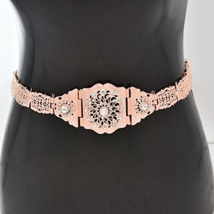 <span class=keywords><strong>Ceinture</strong></span> Marocaine Chic pour <span class=keywords><strong>Caftan</strong></span> de Mariage, <span class=keywords><strong>Ceinture</strong></span> Métallique Or 14K Ajustable pour Femme avec Chaîne DIY - Product Image 6