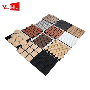 Material Acústico Económico y Ecológico para Insonorización, Paneles de Pared de Listones de Madera Acústica, Tablero de MDF PET - Product Image 2