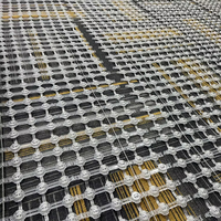 Extérieur DMX Transparent LED Pixel Mesh Flexible PVC Media Façade Event Party Display avec Point Lights