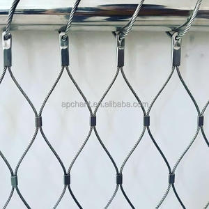 5x5 khỉ bao vây lưới dệt dây thép không gỉ Zoo lưới lưới x có xu hướng hình mịn sáng phong cách ferruled mịn sáng - Product Image 1