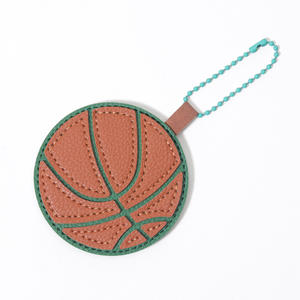 Llavero Versátil con Colgante de Baloncesto de Cuero PU Colorido, Diseño OEM/ODM 2025 - Product Image 5