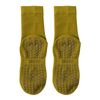 Nouvelles chaussettes de yoga et de pilates pour femmes, style Lulu, printemps-été, en coton, mi-mollet, professionnelles, antidérapantes, personnalisables