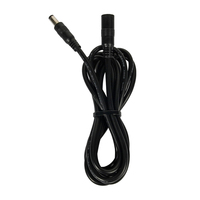 Câble d'extension DC5525 mâle-femelle de 5 mètres, conducteur en cuivre nu 20AWG, cordon d'alimentation pour projecteurs