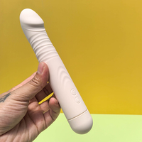 Jouet sexuel pour femmes, baguette vibrante télescopique AV avec base à ventouse, vibrateur puissant à poussée, masseur du point G féminin