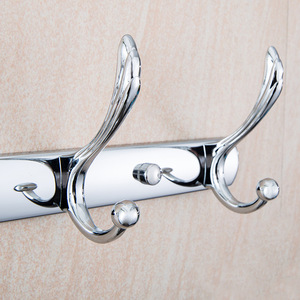 Ganchos de Pared de Acero Inoxidable Saint Ruijia, 5 Ganchos, Gancho para Bata de Baño, Cromado, Resistente, Porta Toallas - Product Image 3
