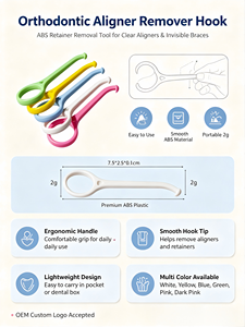 Gancho para Retirar Alineadores Ortodónticos, Herramienta de Plástico ABS para Remover Retenedores, para Aparatos Ortodónticos Invisibles para Adultos, Disponible en Varios Colores - Product Image 5