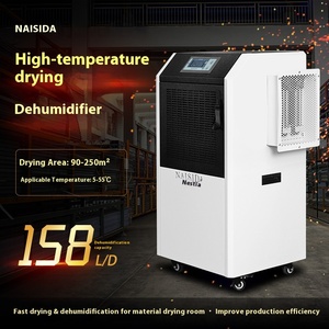 Secadora Comercial Pequeña de Alta Temperatura Nesstar 55c, Deshumidificador para Fideos, Batatas, Jujubes Rojos, 220v, PLC, Acero Inoxidable - Product Image 3