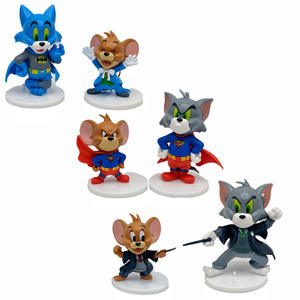 Statuetta di <span class=keywords><strong>Tom</strong></span> e <span class=keywords><strong>Jerry</strong></span> che cambia costume, Giocattolo di tendenza <span class=keywords><strong>Tom</strong></span> e <span class=keywords><strong>Jerry</strong></span>, Modellino da scrivania, Ornamenti - Product Image 2