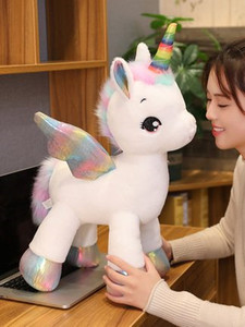 Peluche <span class=keywords><strong>licorne</strong></span> arc-en-ciel de bonne qualité - Product Image 3