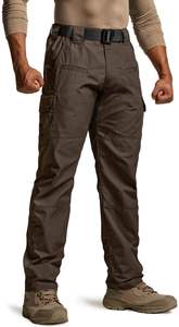 Nueva llegada de los hombres de estiramiento duradero al aire libre impermeable de secado rápido senderismo pantalones de algodón con múltiples bolsillos pantalones de sendero - Product Image 3