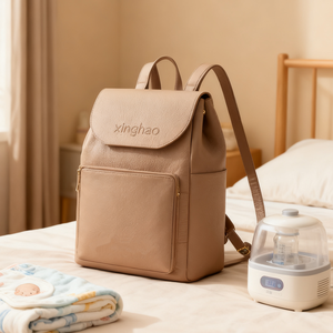 Sac à dos multifonction pour bébé et <span class=keywords><strong>maternité</strong></span>, fabriqué par le fabricant OEM, avec fermetures éclair renforcées, sans odeur, sac à langer de voyage - Product Image 1