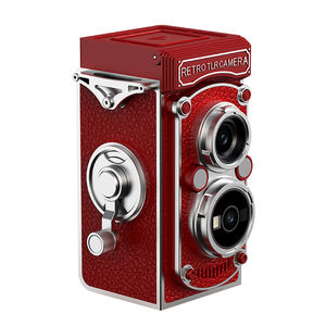 Appareil photo rétro compact avec joystick manuel, appareil photo reflex à double objectif HD 1080P avec écran de 1,54 pouces, coque rabattable, filtres et batterie de 1000 mAh - Product Image 4