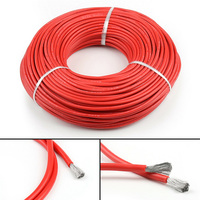 Fils électriques échoués à haute tension bon marché d'usine caoutchouc de silicone résistant nu simple solide