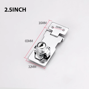 Cerradura de hebilla de aleación de zinc, llave de desbloqueo, archivador, armario, escritorio, cerradura de cajón - Product Image 4