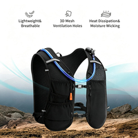 Sac à dos de randonnée et de trail imperméable avec poche à eau de 2L