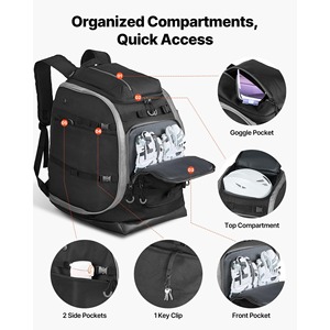 Mochila de Esquí Impermeable de Nuevo Estilo para Snowboard, con Soporte Dedicado para Tabla de Snowboard, Ideal para Montañismo y Senderismo - Product Image 3