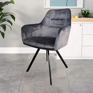 Chaises de salle à manger modernes pour la maison et le restaurant chaises en tissu pour hall de cuisine - Product Image 4