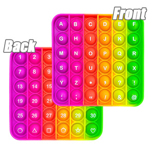 Juego de Mesa Educativo de Matemáticas con Números y Letras del Tablero de Multiplicar 12*12, Juguete Sensorial de Burbujas Pop Push, Venta al por Mayor - Product Image 6