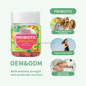 Offre Spéciale : Gommes Probiotiques Minceur au Goût Pomme, 20 Milliards de CFU, Véganes, Complément Vitaminique pour Soutenir la Digestion - Product Image 2