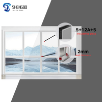 Fenêtre coulissante insonorisée antivol moderne Fabricant de fenêtres coulissantes en verre trempé très vendu Cadre en acier PVC Modèle d'ouverture horizontale