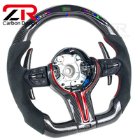 Pales de changement de vitesse en carbone LED M Sport pour BMW F40 E60 F10 M5 F11 F30 M4 F82 X3M F97 F90 F80 E90 E60 Amélioration de la voiture