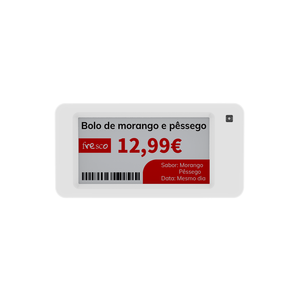 MinewTag 2.66'' Electronic Shelf Label for Supermarket Digital Price Tags E-Paper Display <b>ABS</b> Plastic CE/FCC Certified - Product Image 2