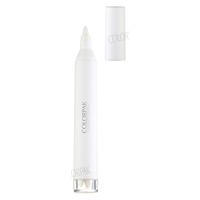 Stylo applicateur d'huile à ongles vide en plastique de 6 ml, marque privée, avec embout en feutre, conception à tête unique, corrige rapidement les éclaboussures indésirables