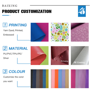 Nhà Máy Giá mẫu miễn phí chống rách túi vải chất liệu không thấm nước PVC PU tráng 600D Oxford vải cho túi xách - Product Image 5