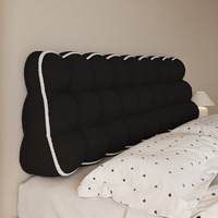 New Cream Style dreieckige Schneeball Kopfteil Kissen Bettruhe Kissen Großzügiges Schlafzimmer No-Wash Soft Reading Bettwäsche-Set