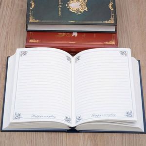 High Quality 160 Sheets Retro European Style Ultra Thick Hardcover Leather Thermal Binding A5 <b>Notebook</b> - Product Image 3