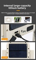 Nouvelle lampe de travail LED COB multifonctionnelle DC IP44 étanche, température de couleur réglable 3500K-6500K 10W portable ETL