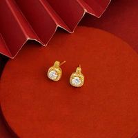 Vente en gros : Nouveauté de la mode, ensemble de bijoux de luxe en alliage plaqué or 18 carats, design de créateur, incrusté de zircon, collier, boucles d'oreilles et bague, unisexe