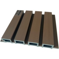 Panneau de revêtement mural décoratif en WPC imperméable pour extérieur, en vente chaude