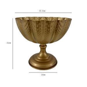 กระถางดอกไม้ทรงสูงสไตล์อเมริกันเรโทรสีทองแดง รุ่นใหม่ปี 2026 ตกแต่งด้วยเหล็กดัดแบบดิสเทรส สำหรับตกแต่งบ้าน ห้องนั่งเล่น วางบนโต๊ะ แจกันตกแต่งระดับไฮเอนด์ - Product Image 6