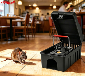 Boîte anti-rongeurs automatique d'intérieur en plastique, piège à souris à déclenchement rapide, station d'appât pour souris - Product Image 1
