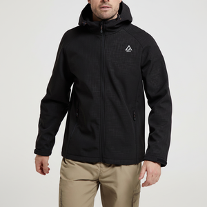 Veste coupe-vent noire de haute qualité à prix d'usine, veste Rompevientos tendance, protection solaire, grande taille, avec logo personnalisé par AKO - Product Image 1