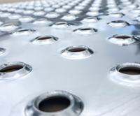 Maille perforée circulaire pour le criblage industriel, directement de l'usine