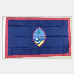 Bandiera del Territorio di Guam Molis di Alta Qualità, 100% Poliestere, 3x5 Piedi, Ecologica, Stampata su Due Lati con Occhielli - Product Image 1