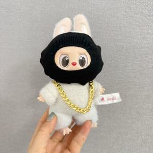 Set di Vestiti per Bambola da 17cm, 1/2/3 Generazione, Scatola Misteriosa, Copricapo da Bandito con Grande Catena Dorata, Accessori per Bambole - Product Image 3